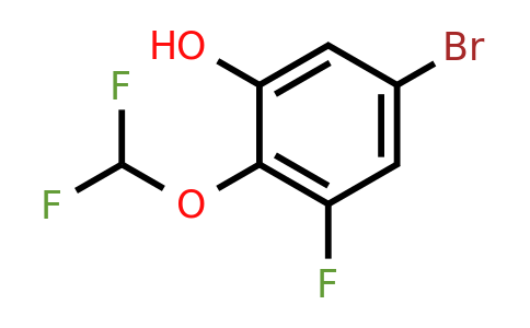 1805525-80-7 | 5-Bromo-2-difluoromethoxy-3-fluorophenol