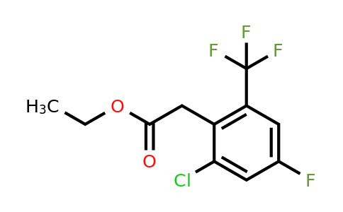 1805525-93-2 | Ethyl 2-chloro-4-fluoro-6-(trifluoromethyl)phenylacetate