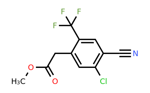 1805526-70-8 | Methyl 5-chloro-4-cyano-2-(trifluoromethyl)phenylacetate