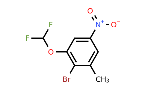 1805527-13-2 | 2-Bromo-3-difluoromethoxy-5-nitrotoluene