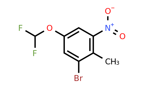 1805527-19-8 | 2-Bromo-4-difluoromethoxy-6-nitrotoluene