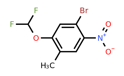 1805527-51-8 | 4-Bromo-2-difluoromethoxy-5-nitrotoluene