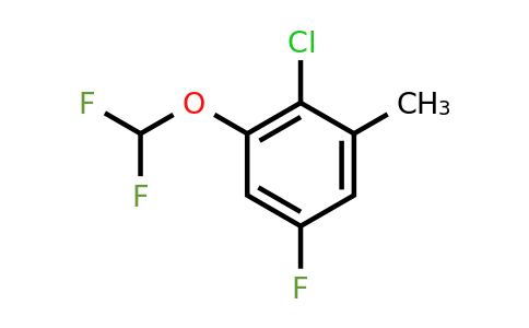 1805527-53-0 | 2-Chloro-3-difluoromethoxy-5-fluorotoluene