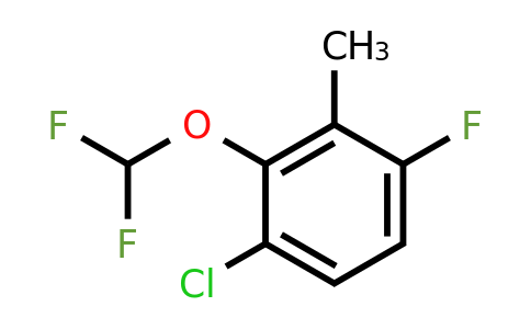 1805527-62-1 | 3-Chloro-2-difluoromethoxy-6-fluorotoluene