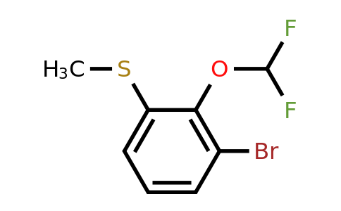 1805527-78-9 | 3-Bromo-2-(difluoromethoxy)thioanisole