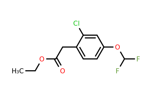 1805527-86-9 | Ethyl 2-chloro-4-(difluoromethoxy)phenylacetate