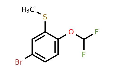 1805527-96-1 | 5-Bromo-2-(difluoromethoxy)thioanisole