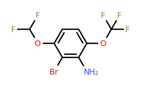1805528-25-9 | 2-Bromo-3-difluoromethoxy-6-(trifluoromethoxy)aniline
