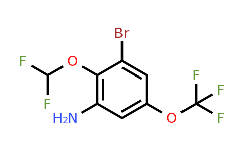 1805528-35-1 | 3-Bromo-2-difluoromethoxy-5-(trifluoromethoxy)aniline