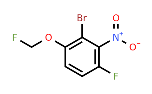 1805531-48-9 | 1-Bromo-3-fluoro-6-fluoromethoxy-2-nitrobenzene