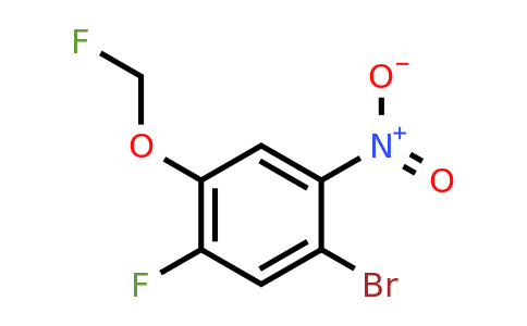 1805531-52-5 | 1-Bromo-5-fluoro-4-fluoromethoxy-2-nitrobenzene