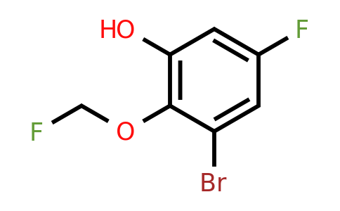 1805531-65-0 | 3-Bromo-5-fluoro-2-(fluoromethoxy)phenol