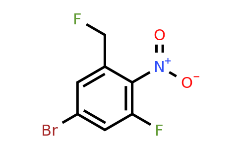 1805532-30-2 | 1-Bromo-3-fluoro-5-fluoromethyl-4-nitrobenzene