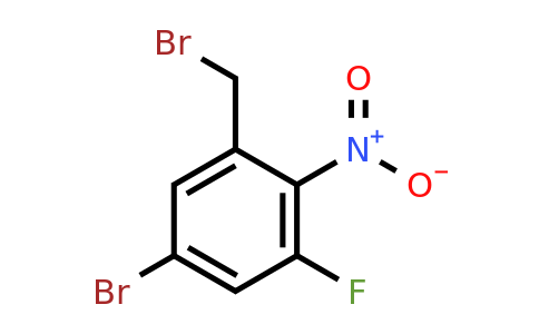 1805550-09-7 | 5-Bromo-3-fluoro-2-nitrobenzyl bromide