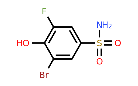 1805550-90-6 | 3-Bromo-5-fluoro-4-hydroxybenzenesulfonamide