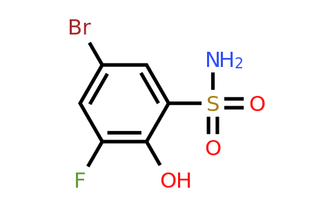 1805550-98-4 | 5-Bromo-3-fluoro-2-hydroxybenzenesulfonamide
