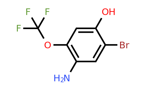 1805552-24-2 | 5-Bromo-4-hydroxy-2-(trifluoromethoxy)aniline