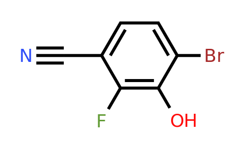 1805552-44-6 | 4-Bromo-2-fluoro-3-hydroxybenzonitrile