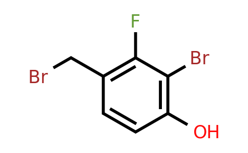 1805552-84-4 | 3-Bromo-2-fluoro-4-hydroxybenzyl bromide