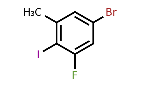 1805553-01-8 | 5-Bromo-1-fluoro-2-iodo-3-methylbenzene