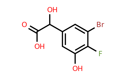 1805553-52-9 | 3-Bromo-4-fluoro-5-hydroxymandelic acid