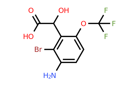 1805553-73-4 | 3-Amino-2-bromo-6-(trifluoromethoxy)mandelic acid