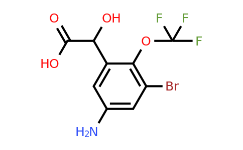 1805553-82-5 | 5-Amino-3-bromo-2-(trifluoromethoxy)mandelic acid