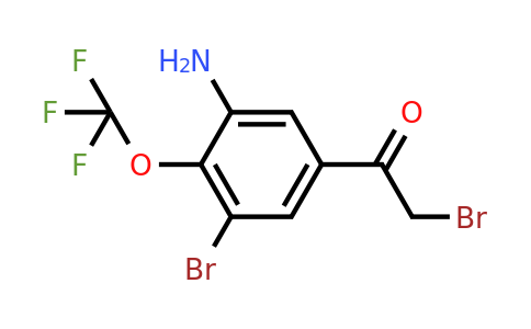 1805554-01-1 | 3'-Amino-5'-bromo-4'-(trifluoromethoxy)phenacyl bromide