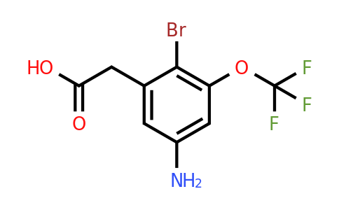 1805554-13-5 | 5-Amino-2-bromo-3-(trifluoromethoxy)phenylacetic acid