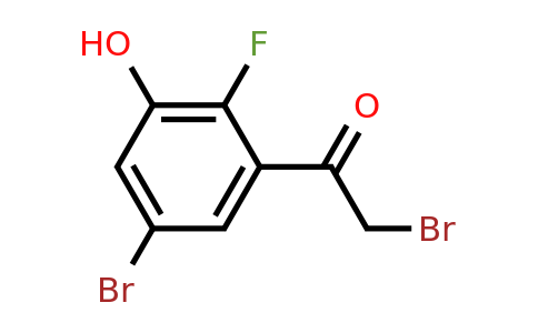 1805554-14-6 | 5'-Bromo-2'-fluoro-3'-hydroxyphenacyl bromide