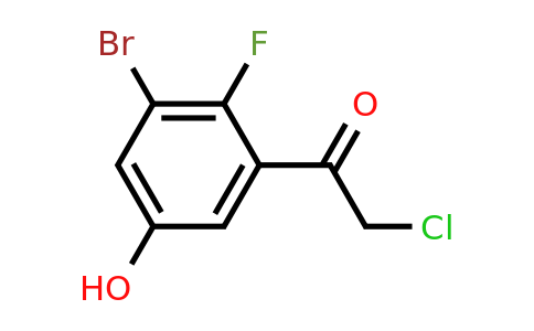 1805554-28-2 | 3'-Bromo-2'-fluoro-5'-hydroxyphenacyl chloride