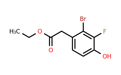 1805554-49-7 | Ethyl 2-bromo-3-fluoro-4-hydroxyphenylacetate