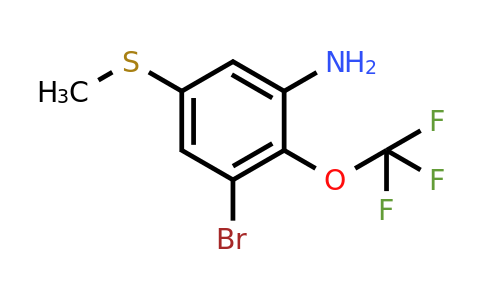 1805554-62-4 | 3-Amino-5-bromo-4-(trifluoromethoxy)thioanisole