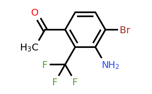 1805554-86-2 | 3'-Amino-4'-bromo-2'-(trifluoromethyl)acetophenone