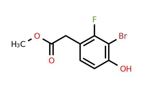 1805554-97-5 | Methyl 3-bromo-2-fluoro-4-hydroxyphenylacetate