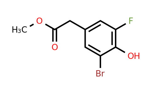 1805555-05-8 | Methyl 3-bromo-5-fluoro-4-hydroxyphenylacetate