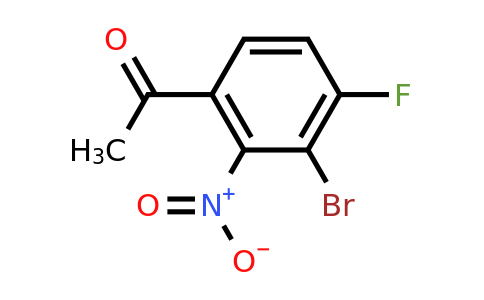 1805555-61-6 | 3'-Bromo-4'-fluoro-2'-nitroacetophenone