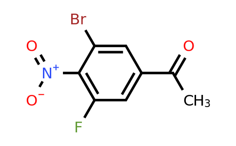 1805555-71-8 | 1-(3-Bromo-5-fluoro-4-nitrophenyl)ethanone