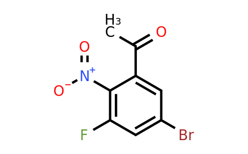 1805555-86-5 | 5'-Bromo-3'-fluoro-2'-nitroacetophenone