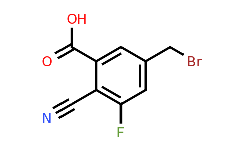 1805555-91-2 | 5-Bromomethyl-2-cyano-3-fluorobenzoic acid
