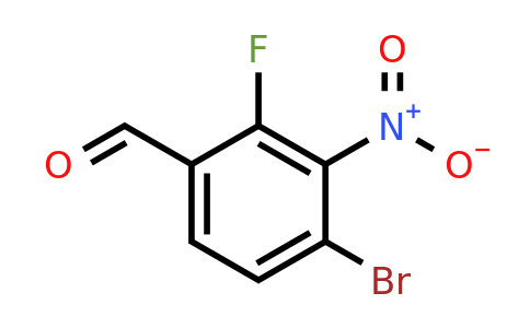1805556-94-8 | 4-Bromo-2-fluoro-3-nitrobenzaldehyde