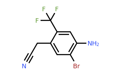 1805556-98-2 | 4-Amino-5-bromo-2-(trifluoromethyl)phenylacetonitrile