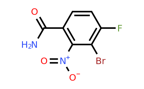 1805557-13-4 | 3-Bromo-4-fluoro-2-nitrobenzamide