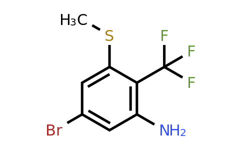 1805557-33-8 | 3-Amino-5-bromo-2-(trifluoromethyl)thioanisole
