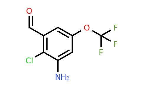 1805558-47-7 | 3-Amino-2-chloro-5-(trifluoromethoxy)benzaldehyde