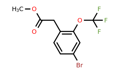 1805558-53-5 | Methyl 4-bromo-2-(trifluoromethoxy)phenylacetate