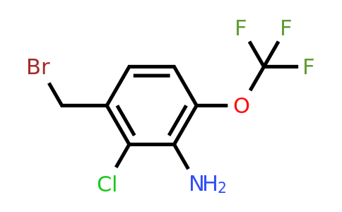 3-Amino-2-chloro-4-(trifluoromethoxy)benzyl bromide