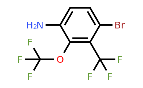 1805558-62-6 | 4-Bromo-2-trifluoromethoxy-3-(trifluoromethyl)aniline