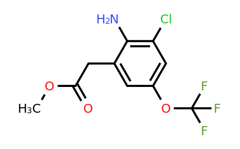1805558-72-8 | Methyl 2-amino-3-chloro-5-(trifluoromethoxy)phenylacetate