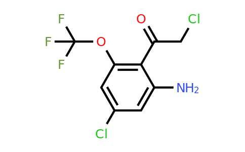 1805558-91-1 | 2'-Amino-4'-chloro-6'-(trifluoromethoxy)phenacyl chloride